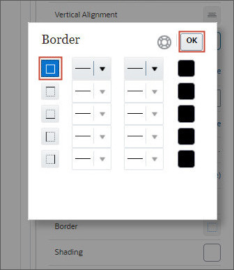 select border